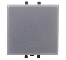 Переключатель одноклавишный модульный, "Avanti", "Закаленная сталь", 2модуля  4404112  DKC