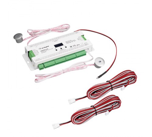 Контроллер лестничный SMART-STEP-32-2S-SUF (5-24V, 32x1A, SPI) (Arlight, IP20 Пластик, 5 лет)  033122  Arlight
