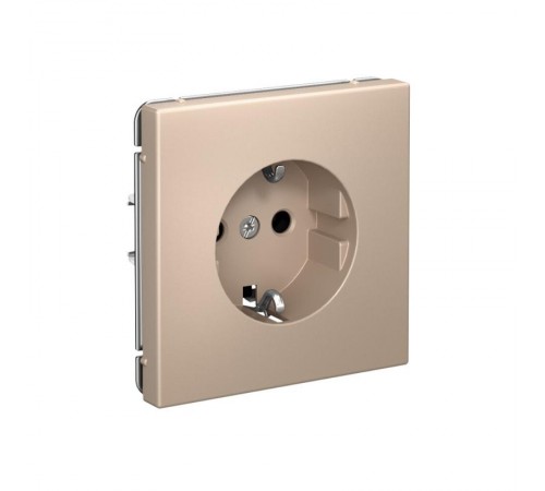 ArtGallery Песочный Розетка с заземлением, 16А, механизм  GAL001243  SE