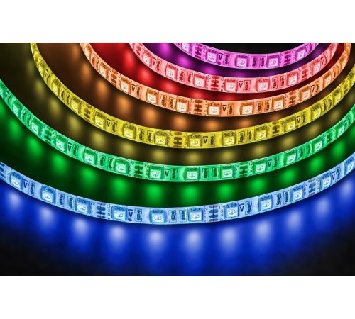 Лента светодиодная NLS-5050RGB60-14,4-IP65-12V-Pro R5 14,4Вт 12В RGB IP65 5м  71447  Navigator