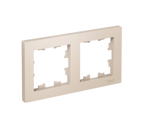 AtlasDesign Бежевый Рамка 2-ая, универсальная  ATN000202  SE