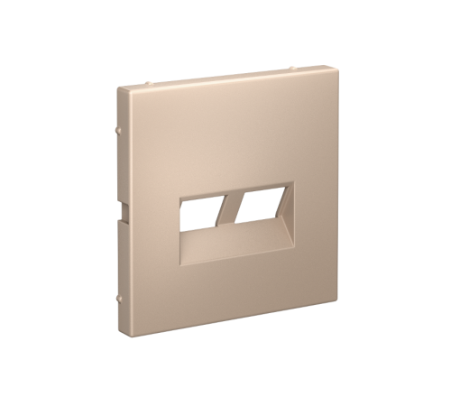 ArtGallery Песочный Накладка двойная для информационных функций типа Keystone  GAL001290  SE