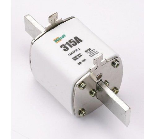 Предохранитель ножевой тип 37, габарит 2, 315А П  21315DEK  DEKraft