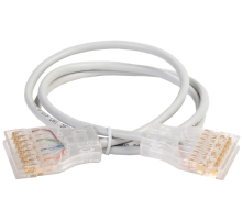 Патч-корд 110-110 4 пары, кат.5Е, 3м, серый  PC01-110-4P3M  ITK