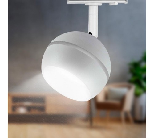 Светильник трековый  TR47 - GX53 WH однофазный под лампу GX53 белый  Б0054155  ЭРА