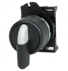 Переключатель на 3 положения с возвратом длинная ручка, зеленый  ASLB2T3  DKC