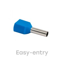 Наконечник штыревой втулочный изолированный НШвИ(2) 2,5-10 (50шт.) EKF PROxima  nhvi2-2.5-10  EKF