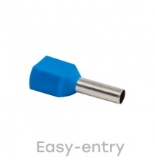 Наконечник штыревой втулочный изолированный НШвИ(2) 2,5-10 (50шт.) EKF PROxima  nhvi2-2.5-10  EKF