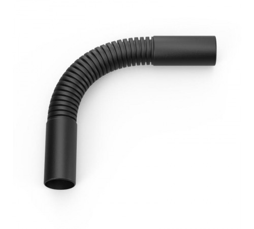 Поворот гибкий гофрированный чёрный d25 мм (20шт/240шт уп/кор)  PR13.02887  Промрукав