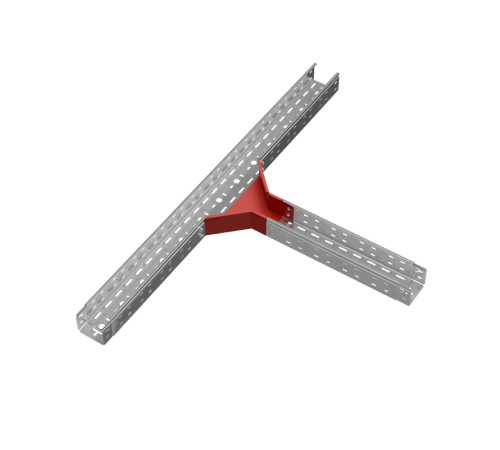 Т-ответвитель 80х100 мм "ПЛЮС" HD  TUplus80-100 HD   КМ-профиль