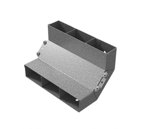 Угол вертикальный внутренний трехканальный 250х48  УВВНТ-250х48  Ostec