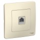 Blanca Молочный С/У Розетка телефонная RJ11  BLNIS011002  SE