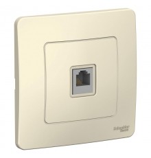 Blanca Молочный С/У Розетка телефонная RJ11  BLNIS011002  SE