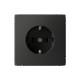 ArtGallery Базальт Розетка с заземлением, 16А, механизм, быстрозажим. клем.  GAL001443S  SE