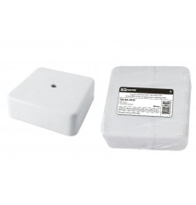 Коробка распределительная КР 100х100х44 о/п белая, IP40, с клем. колодкой, инд. штрихкод  SQ1401-0910  TDM