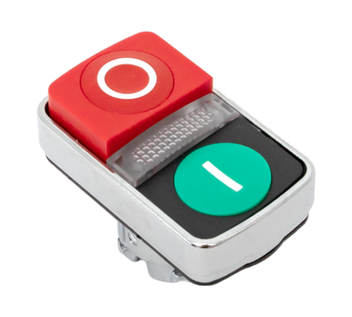 Исполнительный механизм кнопки XB4 "пуск-стоп" с выпирающим стопом  возвратный без фиксации, с подсветкой EKF PROxima    XB4BW84   EKF 