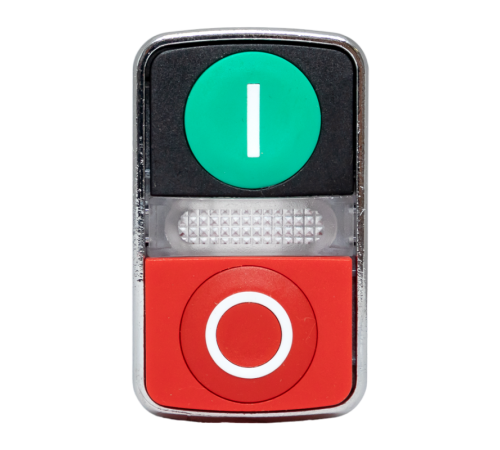 Исполнительный механизм кнопки XB4 "пуск-стоп" с выпирающим стопом  возвратный без фиксации, с подсветкой EKF PROxima    XB4BW84   EKF 