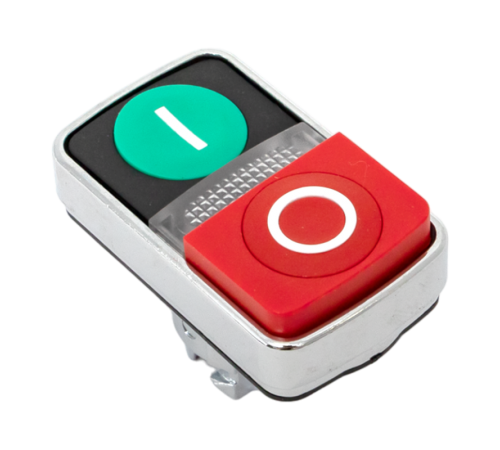 Исполнительный механизм кнопки XB4 "пуск-стоп" с выпирающим стопом  возвратный без фиксации, с подсветкой EKF PROxima    XB4BW84   EKF 