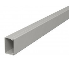 Мини-канал WDK с крышкой 40x40x2000 мм (высота борта 40 мм, крышка 40 мм) ПВХ серый RAL 7030  6025447  OBO Bettermann