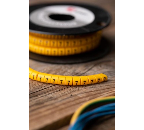 Маркер-кабельный 6,0кв.мм "7" (500шт.) (ЕС-3) EKF PROxima  plc-KM-6-7  EKF