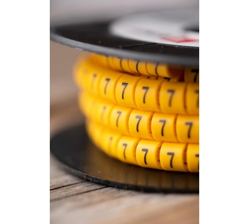 Маркер-кабельный 6,0кв.мм "7" (500шт.) (ЕС-3) EKF PROxima  plc-KM-6-7  EKF