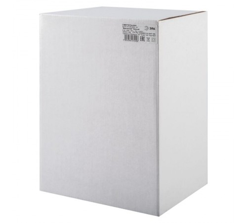 Светильник садово-парковый 4-гранный белый напольный 29см E27 IP44(У1) НТУ 07-40-001 "Валенсия" (8/3  Б0051199  ЭРА