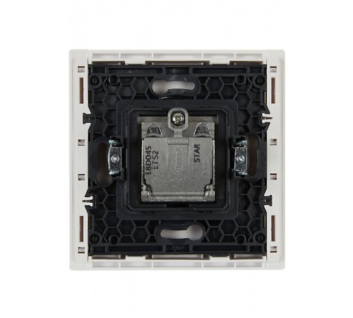 FORTE&PIANO Розетка двойная TV+SAT FP238 белый  FP-AF20-O-K01  IEK