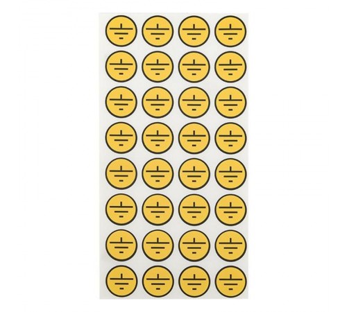 Наклейка "Земля" (d30мм.) EKF PROxima  an-1-06  EKF