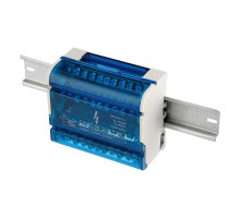 Шина на DIN-рейку в корпусе (кросс-модуль) 4х11  11-2304-11  REXANT