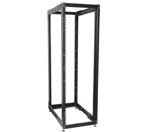 19" двухрамная стойка, 24U, 600x800 мм, чёрная  LF05-24U68-2R  ITK