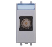 Розетка TV оконечная модульная, "Avanti", "Закаленная сталь", 1 модуль  4404501  DKC