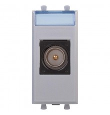 Розетка TV оконечная модульная, "Avanti", "Закаленная сталь", 1 модуль  4404501  DKC