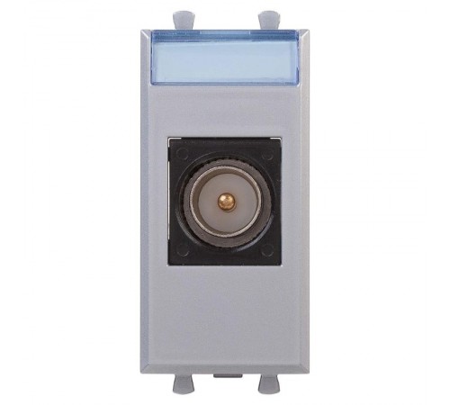 Розетка TV оконечная модульная, "Avanti", "Закаленная сталь", 1 модуль  4404501  DKC