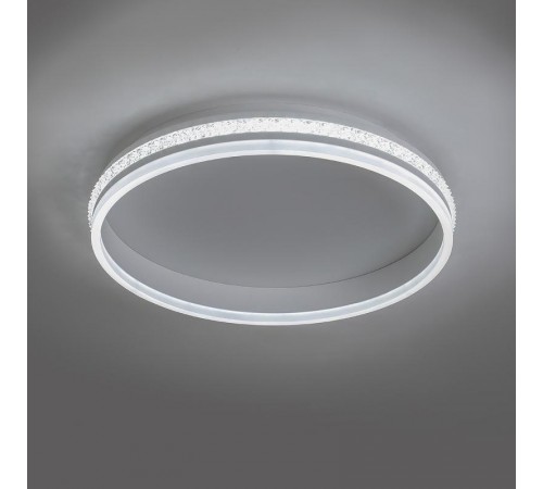 Светильник светодиодный управляемый с пультом 80W, Max. 4800Lum, 3000К-6500K, IP20, белый AL5880 SHINNING RING  41696  FERON