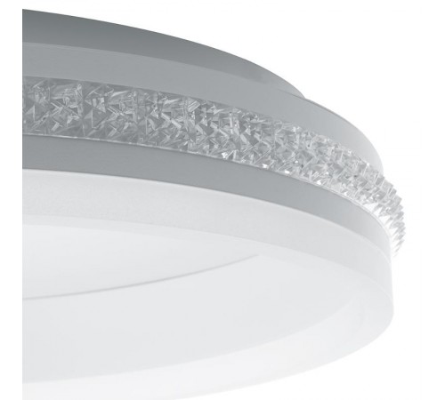 Светильник светодиодный управляемый с пультом 80W, Max. 4800Lum, 3000К-6500K, IP20, белый AL5880 SHINNING RING  41696  FERON