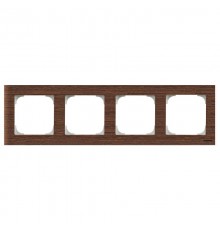 Рамка 4-постовая, серия SKY, цвет дерево венге2CLA857400A2101 ABB