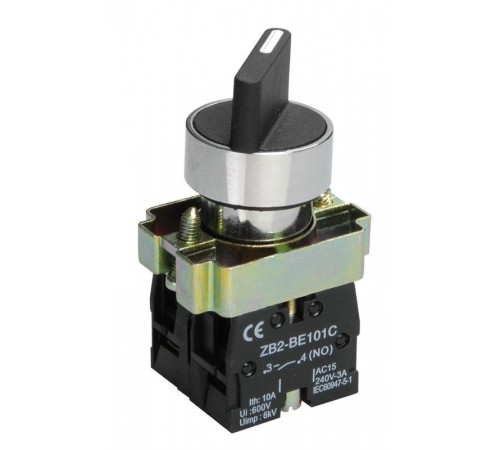 Переключатель LAY5-BD33 3 положения "I-0-II" стандарт ручка   BSW60-BD-3-K02  IEK