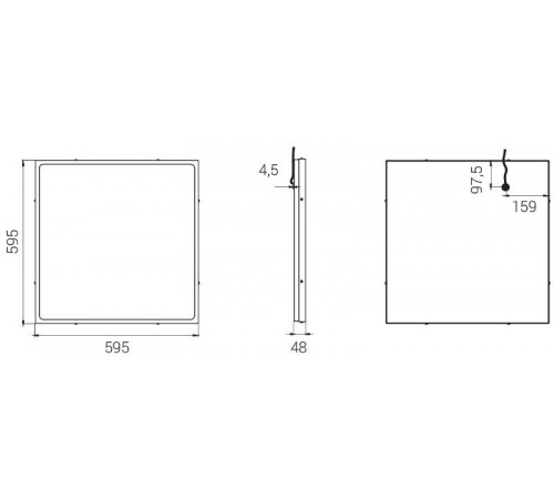 Светильник светодиодный Office IP65 38/4200 38Вт 4200Лм 4000K IP65  DO38IP65-O-4K  Diora