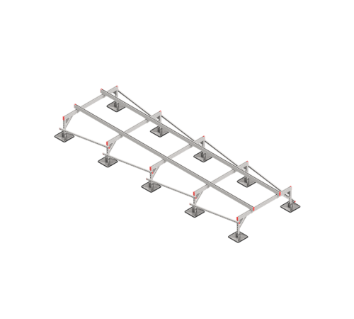 Опорная конструкция для установки оборудования TECHNORAPTOR STEELFOOT 1500х5000 HD  KM-TR-STF-SSEI-1500-5000 HD  КМ - профиль