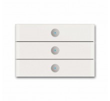 6342-811-101-500 Сенсор 3-кл priOn, белое глянцевое стекло  6310-0-0172  2CKA006310A0172  ABB