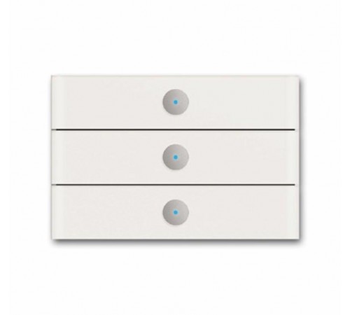 6342-811-101-500 Сенсор 3-кл priOn, белое глянцевое стекло  6310-0-0172  2CKA006310A0172  ABB