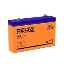 Акумуляторная батарея UPS серии HR 6-7.2 6В/7,2Ач  HR 6-7.2  DELTA