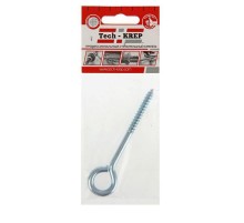 Шуруп- кольцо М8х80 (1шт) - пакет  124356  Tech-KREP