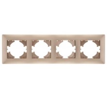 Bravo РАМКА 4-местная, цвет  шампань  С1040-027  GUSI Electric