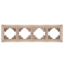 Bravo РАМКА 4-местная, цвет  шампань  С1040-027  GUSI Electric