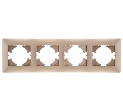 Bravo РАМКА 4-местная, цвет  шампань  С1040-027  GUSI Electric