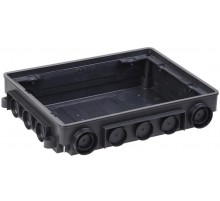 Коробка напольная ONFLOOR 12 модулей KNU-12-PA-9011  IEK