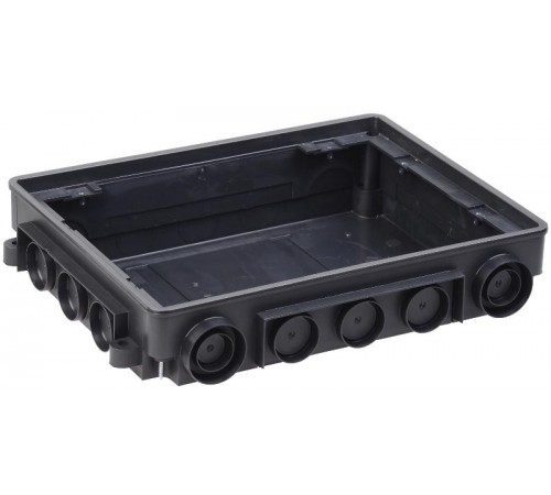 Коробка напольная ONFLOOR 12 модулей KNU-12-PA-9011  IEK