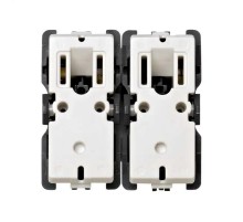 Simon 75 Механизм Выключатель 2-кл проходной для управления жалюзи, без блокировки, S82C  75396-69  Simon