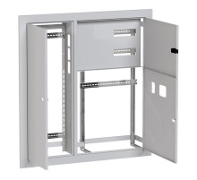 Щит этажный 2 кв. слаботочка слева (1000х950х160) Basic  mb28-v-2z  EKF